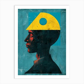 Head Of A Man 1 Art Print