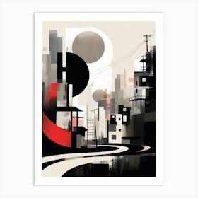 Urban Abstract Minimalist 3 Art Print