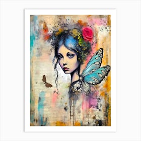 fairy butterfly Art Print