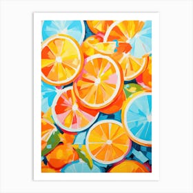 Orange Slices Art Print