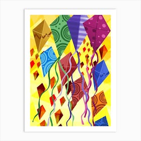 Kites Art Print