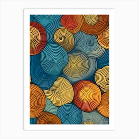 Abstract Swirls 6 Art Print
