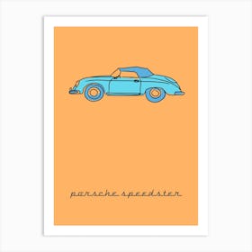 Car Porsche 356 Speedster Art Print