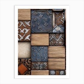 Mosaic Tiles Art Print