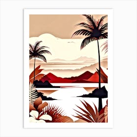 Tropical Landscape 5 Art Print