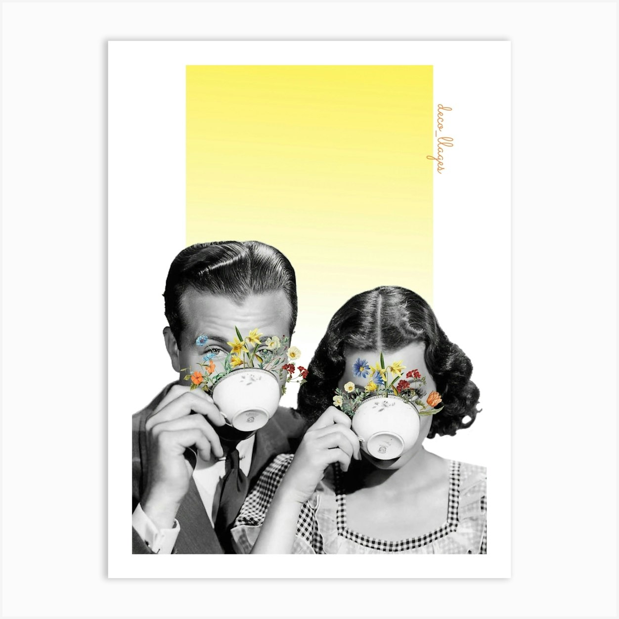 Tasse 1 Art Print by Decollages