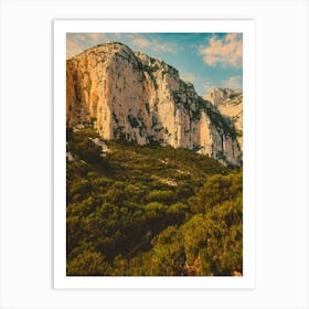 Calanques National Park France Vintage Poster Art Print