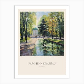 Parc Jean Drapeau Montreal Canada 4 Vintage Cezanne Inspired Poster Art Print