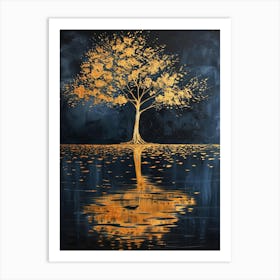 Tree Of Gold Art Print