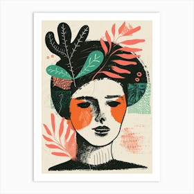 Portrait Of A Woman 310 Art Print