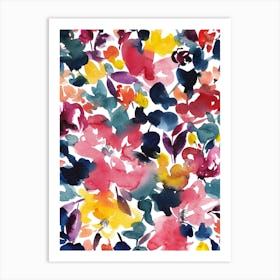 Dream Of Spring Abstract Floral 2 Art Print