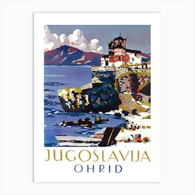 Yugoslavia, Ohrid Lake Art Print