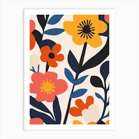 Floral Pattern 2 Art Print