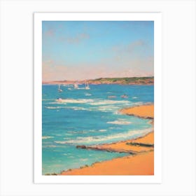 Boat Harbour Beach Australia Monet Style Art Print