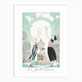 Art Deco Fashion Art Print