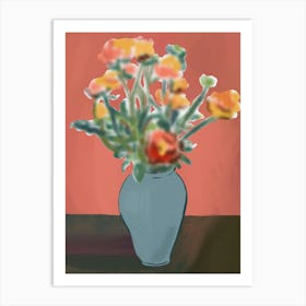Flowers In A Vase 1 Art Print