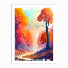 Autumn Landscape 1 Art Print