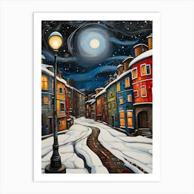 Night In The City Art Print