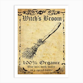 Witch Broom Art Print