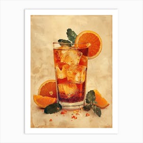 Orange Iced Tea 7 Art Print