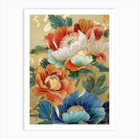 Chinese Flower Painting 24 Art Print