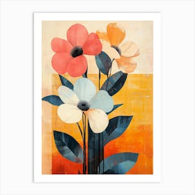 Flowers In A Vase 134 Art Print