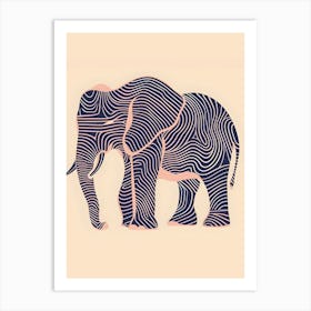 Elephant Print Art Print