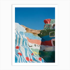 Salvation Mountain Love on Film Art Print