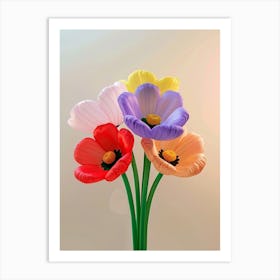Dreamy Inflatable Flowers Poppy 2 Art Print