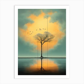 Lone Tree 3 Art Print