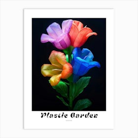 Bright Inflatable Flowers Poster Aconitum 3 Art Print