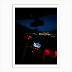 Night Driving Art Print