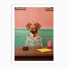 A Dog Labrador Retriever 6 Art Print