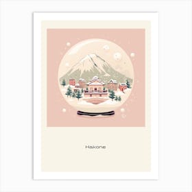 Hakone Japan Snowglobe Poster Art Print