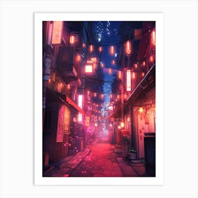 Hanging Lanterns Art Print