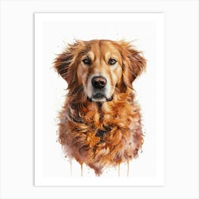 Golden Retriever 2 Art Print