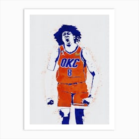 Jalen Williams Oklahoma City Thunder Art Print