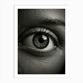 Eye Of A Woman Art Print