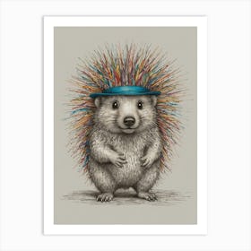 Hedgehog 31 Art Print