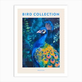 Peacock Pattern Painting 1 Poster Art Print