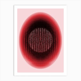 Dark Cosmic Red 1 Art Print