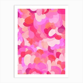 Bubblegum Clouds Art Print