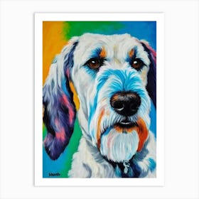 Spinone Italiano Fauvist Style Dog Art Print