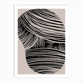 Wavy Lines Art Print