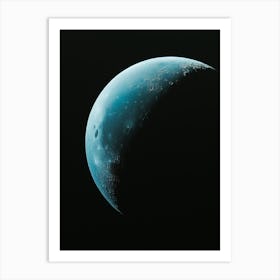 Moon art Art Print