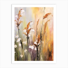 Fall Flower Painting Lily Of The Valley 3 Art Print