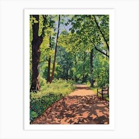 Wimbledon Common London Parks Garden 4 Painting Art Print