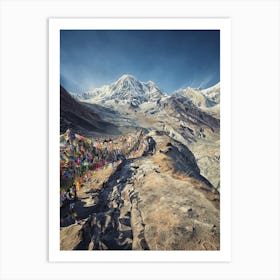 Annapurna Base Camp Art Print