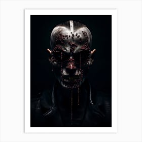 Bloody Skull Art Print