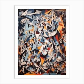 Abstract By Pablo Picasso Art Print